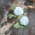 2 Heads/Branch Artificial Flowers Chrysanthemum Flower Ball Bud Fake Flower Branch Home Decor For Wedding Home Vases Decoration