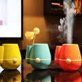 220ML New USB Flower Vase Shape Home Office 220ml Air Mist Maker Purifier Humidifier Office Car Home Diffuser Creative